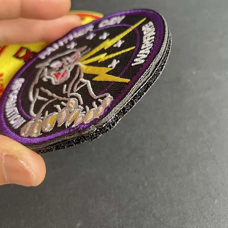 Vlamwolf parche táctico bordado Minotauro con velcro para mochila - imagen 2