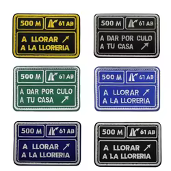 Parche bordado táctico A LLORAR – gancho y bucle, insignia morale