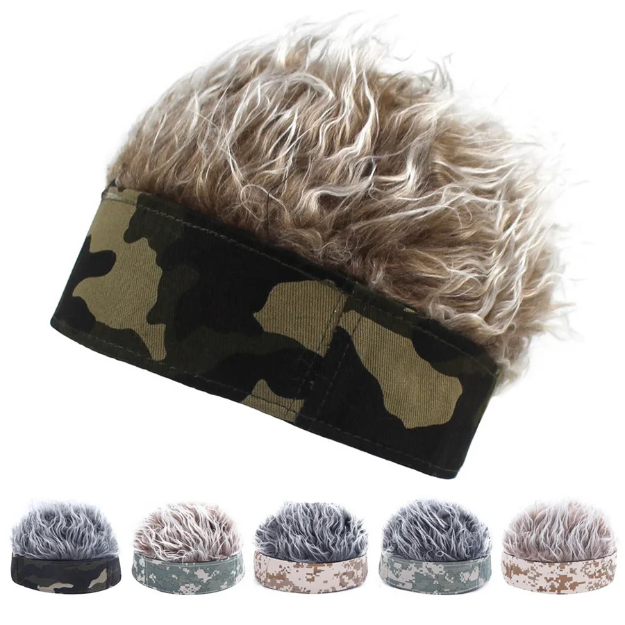 Gorra de peluca ajustable con visera, estilo retro urbano hombre - imagen 2