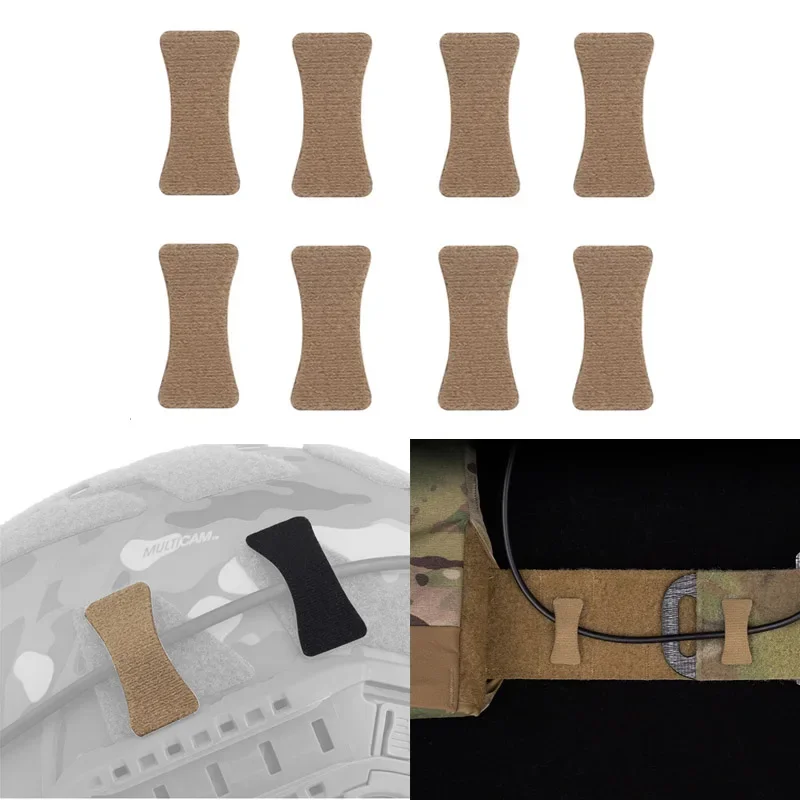 Organizador cables velcro táctico MOLLE para exterior