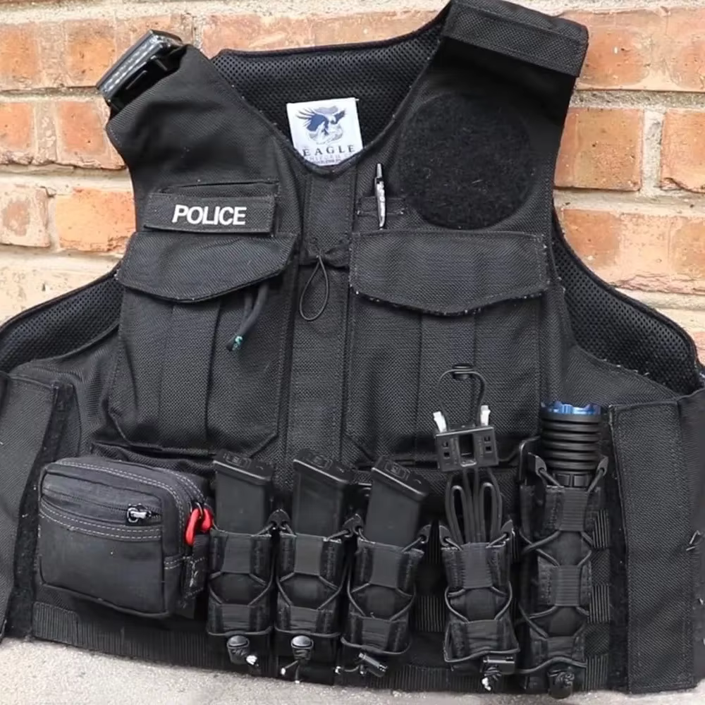Fundas MOLLE portacargadores 9mm doble con porta - imagen 4