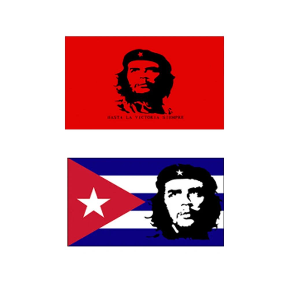 Bandera 90x150 cm con diseño del Héroe de la Revolución Cubana