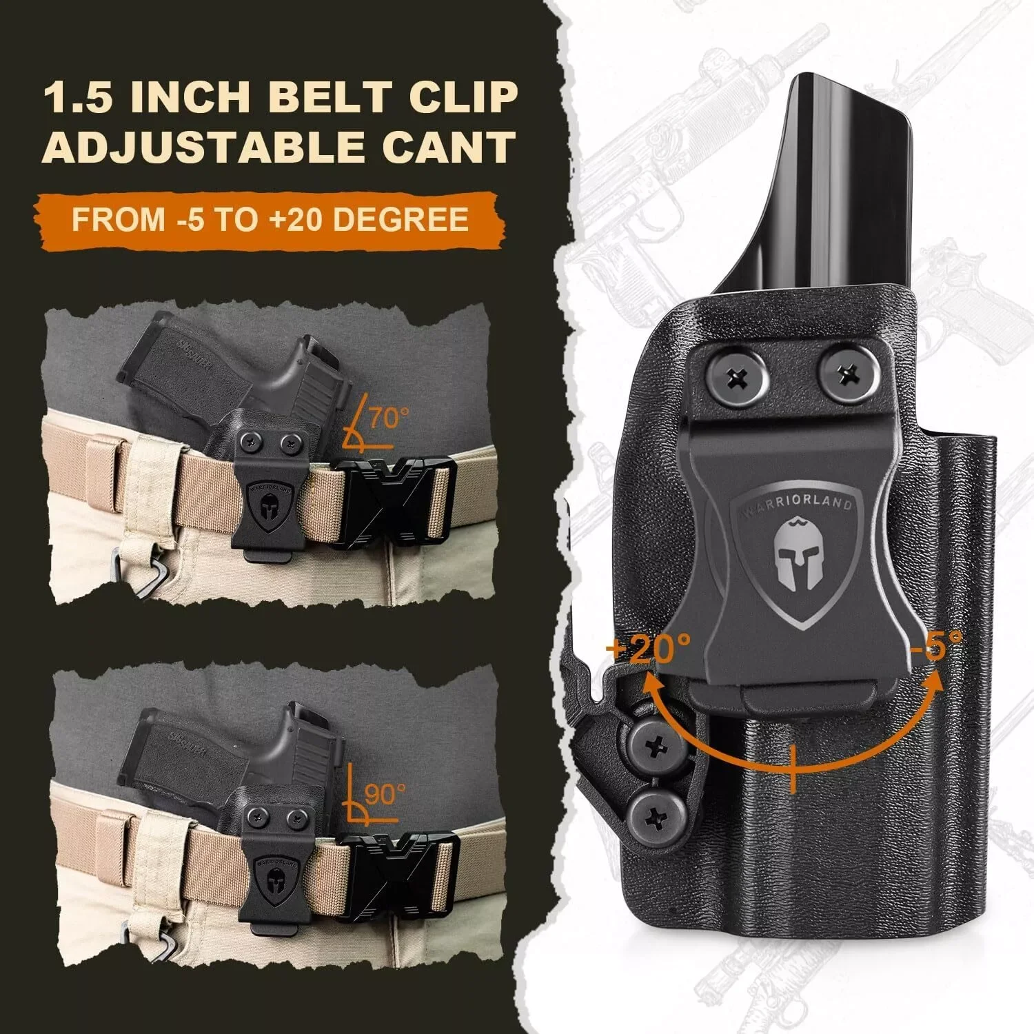 Funda IWB Kydex Sig Sauer P365-XMacro corte óptico – Mano derecha - imagen 4