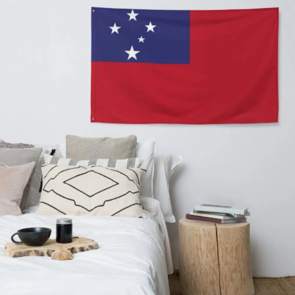 Bandera Samoa 90x150 cm para decoración exterior - imagen 5