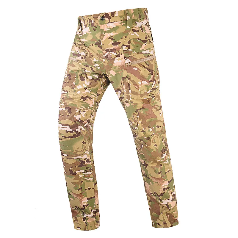Pantalones cargo tácticos hombre secado rápido nailon senderismo pesca - imagen 3