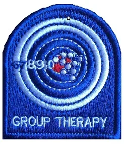 Parche táctico bordado TERAPIA GROUP con velcro para tiro deportivo - imagen 4
