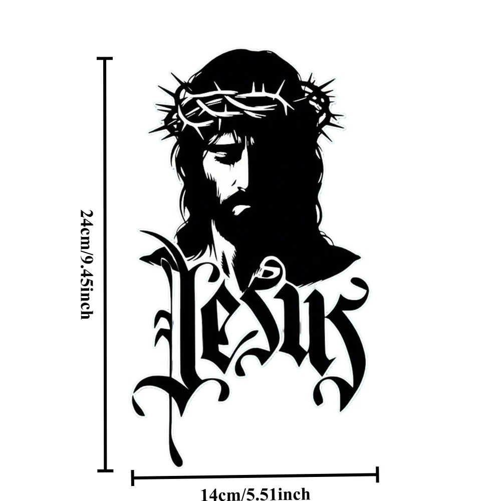 Parche termoadhesivo de Jesús para planchar en ropa y chaquetas