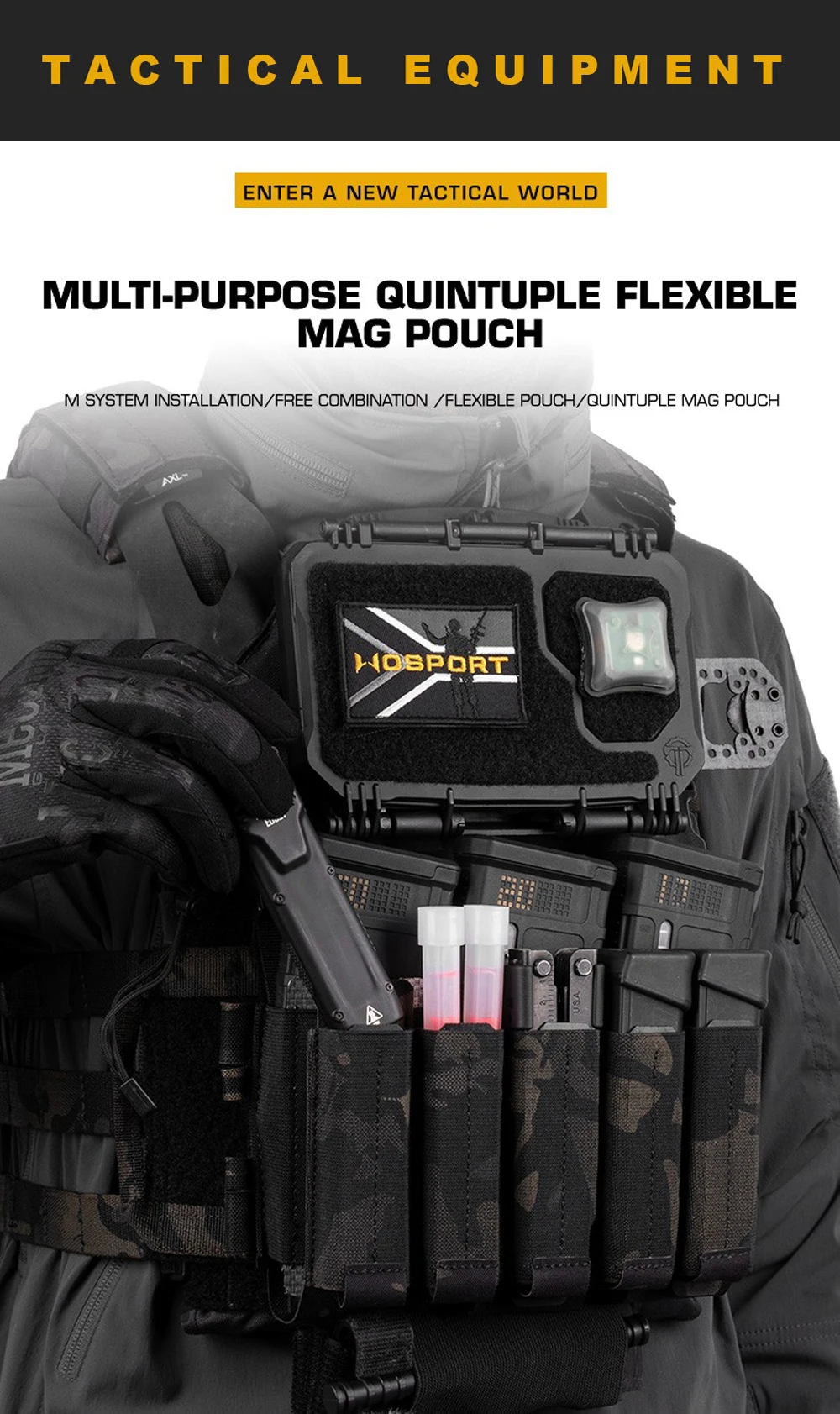 Portacargador MOLLE para cargadores de pistola