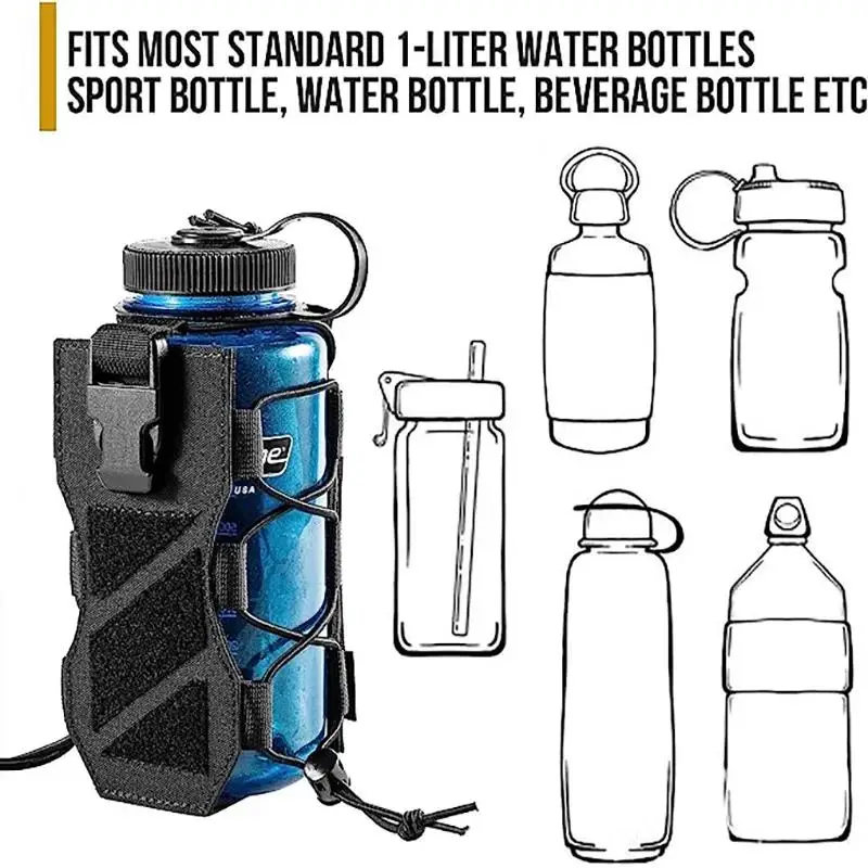 OneTigris Porta Botellas MOLLE ajustable funda ligera cinturón - imagen 5
