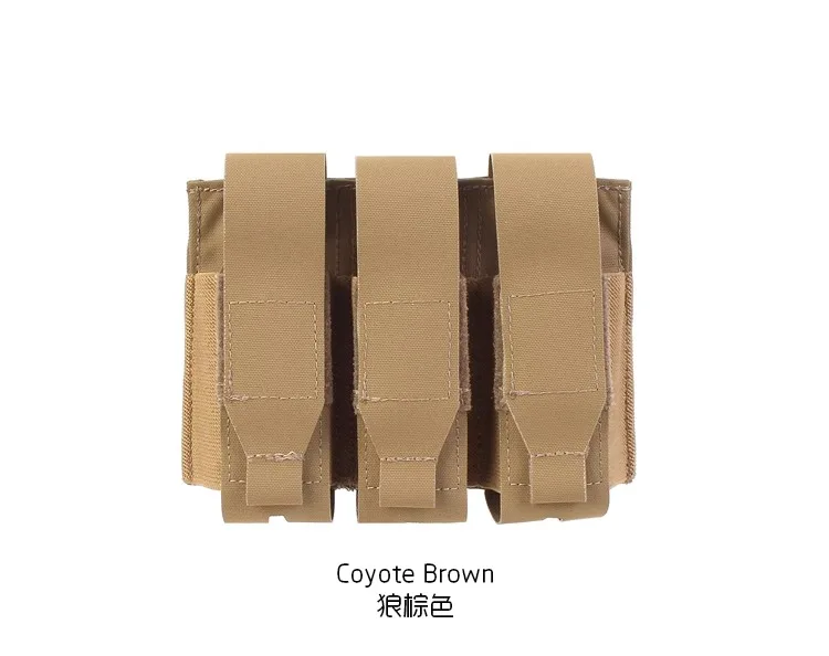 Bolsa táctica MOLLE para flashbang PEW TACTICAL con tapa abatible - imagen 3