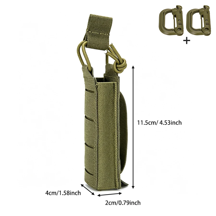 Kit herramientas multiusos táctico MOLLE para chaleco con bolsa - imagen 2
