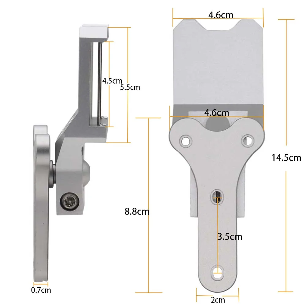 Soporte pierna táctico de aluminio tipo Y para fundas IPSC IDPA - imagen 5