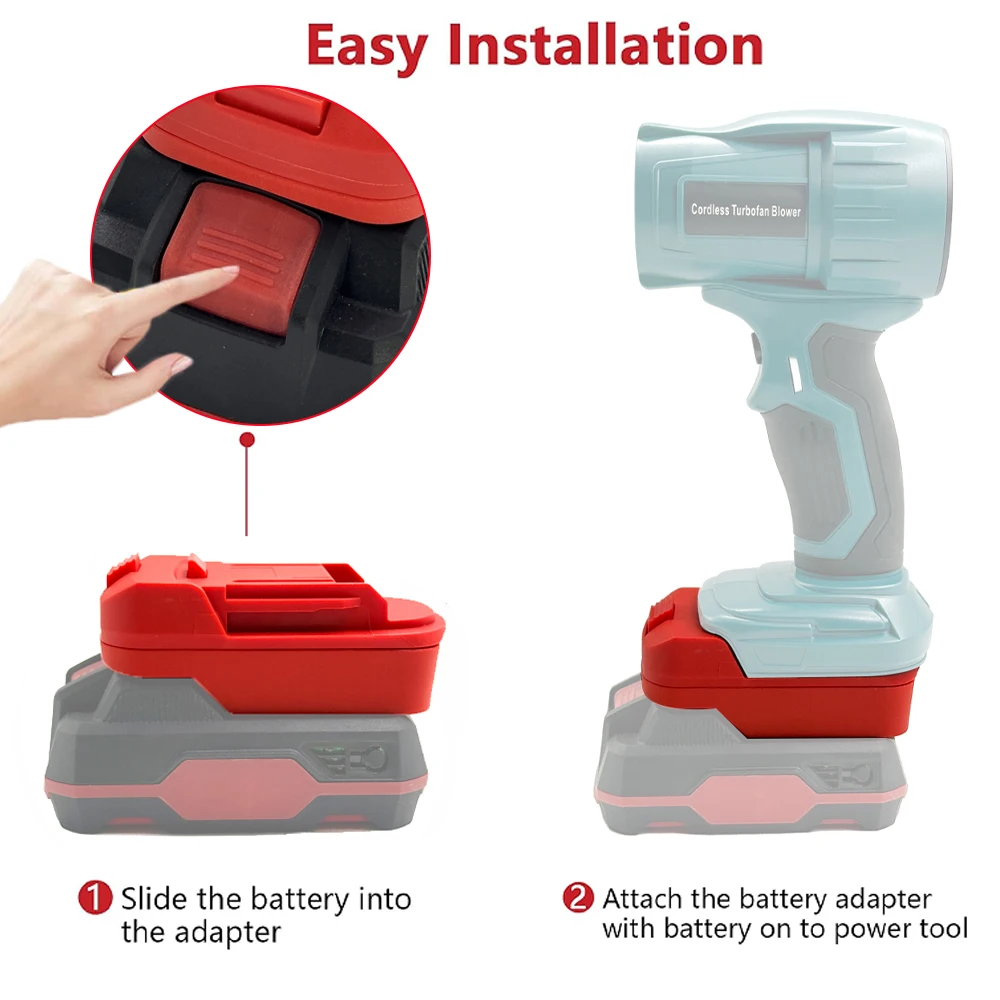 Adaptador batería litio Parkside X20V a Makita 18V para herramientas - imagen 2
