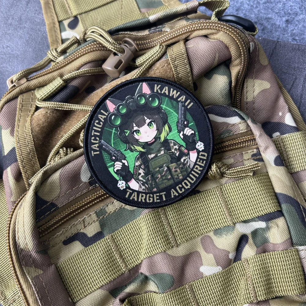 Parche con diseño y sistema de anclaje