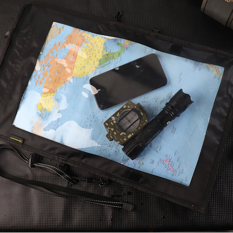 Bolsa táctica impermeable transparente para mapa y pasaporte – Plegable senderismo - imagen 4