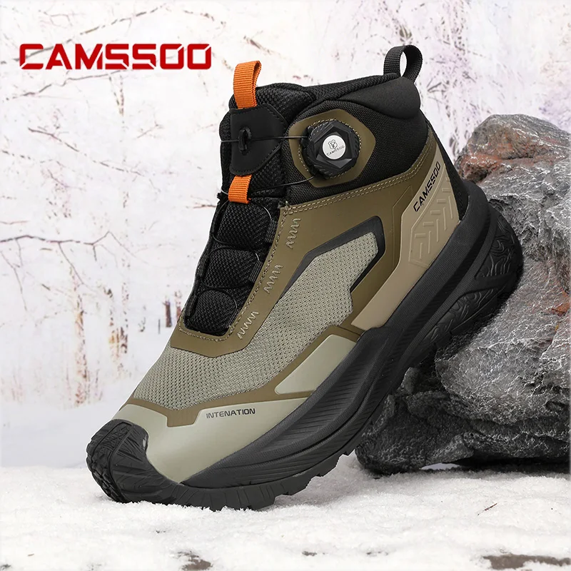 CAMSSOO Botas de senderismo y trekking impermeables para caza