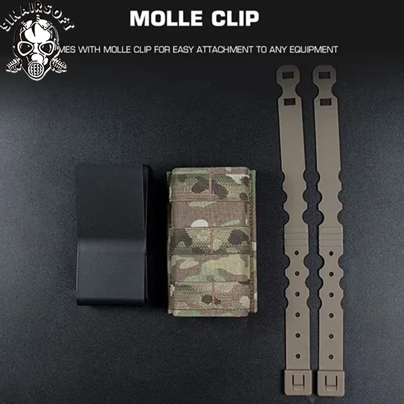 FAST Portacargador MOLLE individual 5,56 mm con cuña Kydex integrada