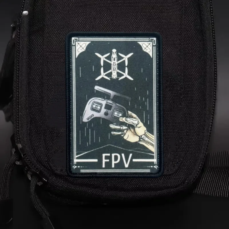 Parche táctico FPV con brazalete adhesivo gancho y bucle - imagen 2