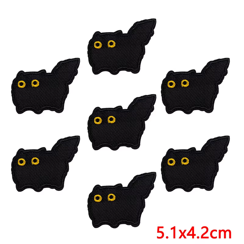 Parche bordado infantil pato gato – Termoadhesivo mochila chaqueta - imagen 5