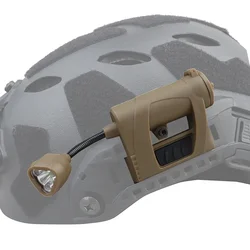 MPLS CHARGE Luz Táctica para Casco – 4 Modos LED IR Verde Rojo Blanco