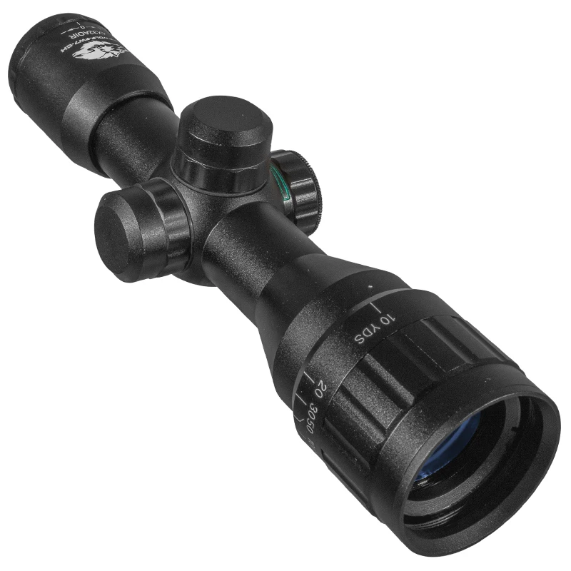 FIRE WOLF 4X32 AOE mira táctica rifle cruz iluminada roja y verde caza - imagen 4