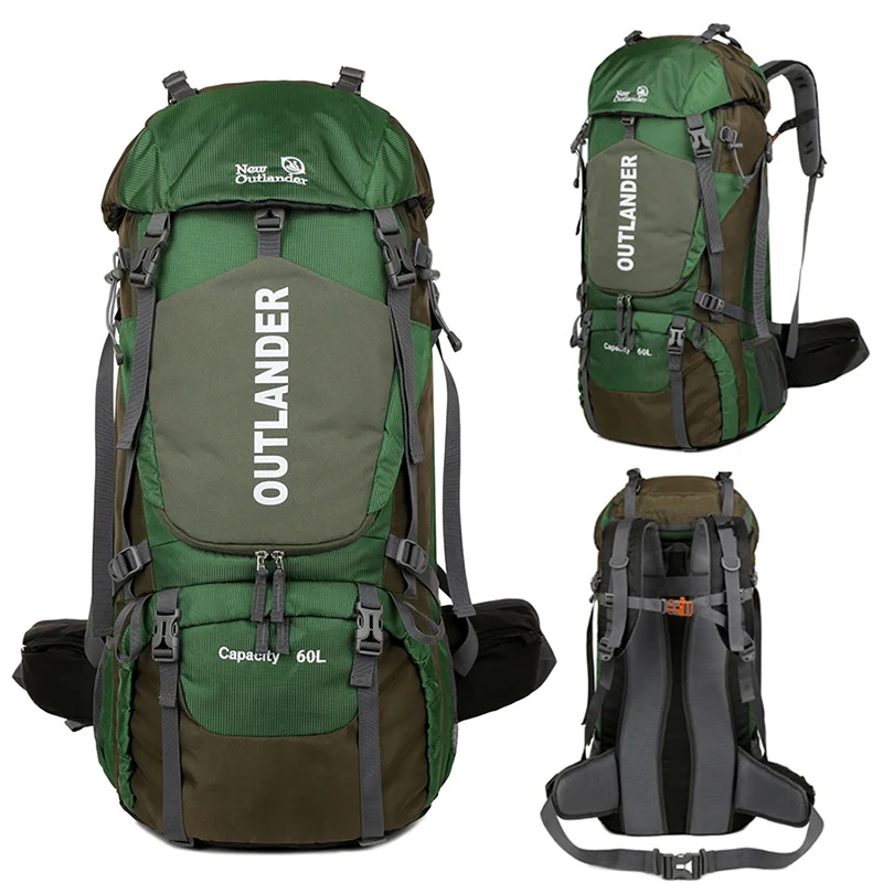 Mochila táctica gran capacidad impermeable para senderismo y montañismo
