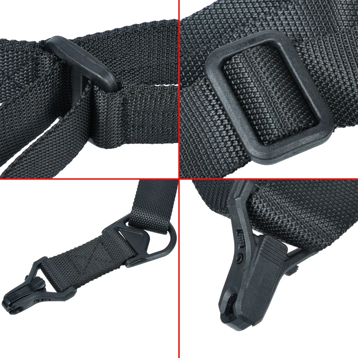 Correa táctica nailon MS3 ajustable para pistola y rifle - imagen 5
