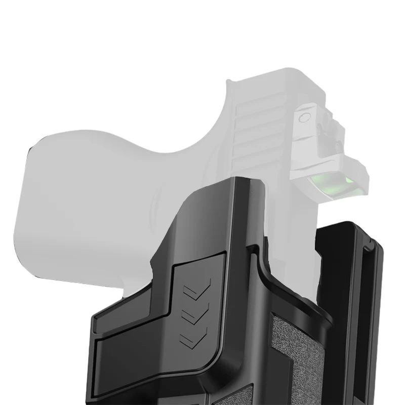 Funda táctica pistola OWB polímero paddle diestro liberación rápida - imagen 3