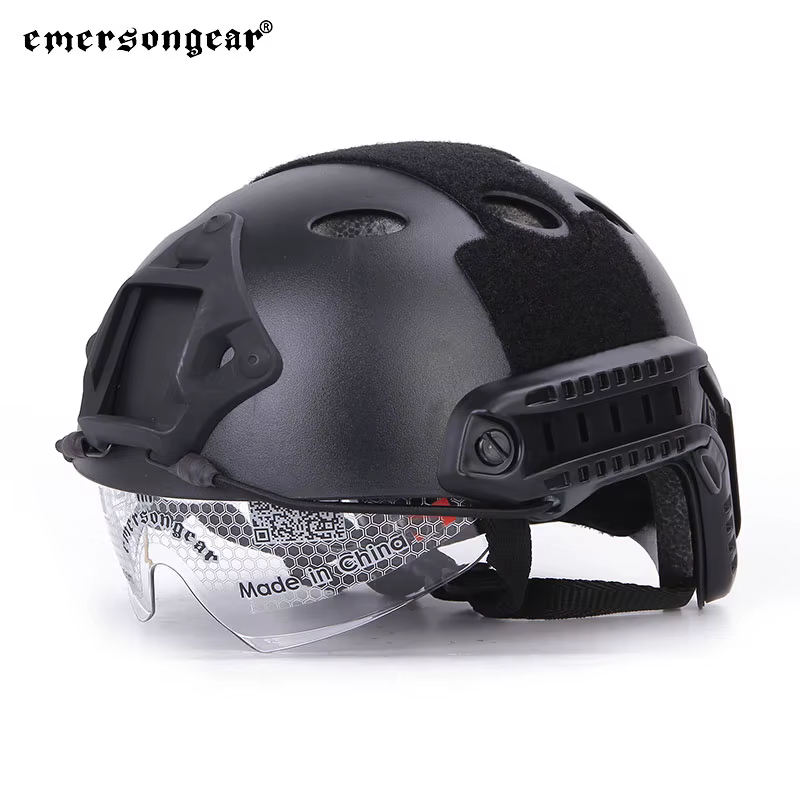 Casco táctico rápido Emersongear con gafas protectoras Airsoft - imagen 3