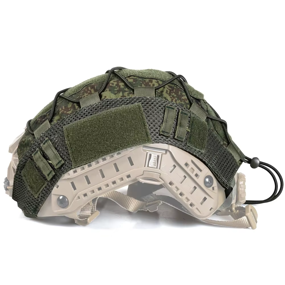 Casco táctico OPS-Core FAST con funda camuflaje compatible MOLLE - imagen 2