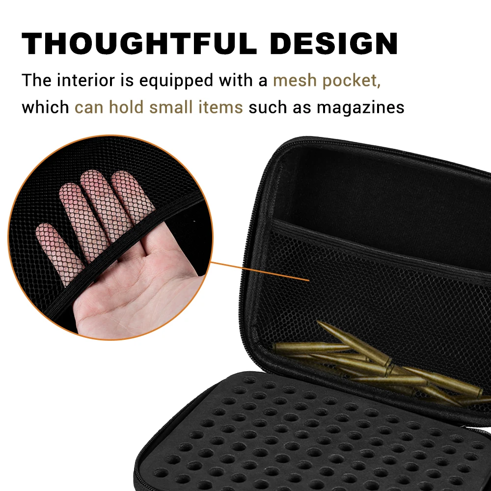 Bolsa táctica para cartuchos con tapa abatible caza y tiro - imagen 3