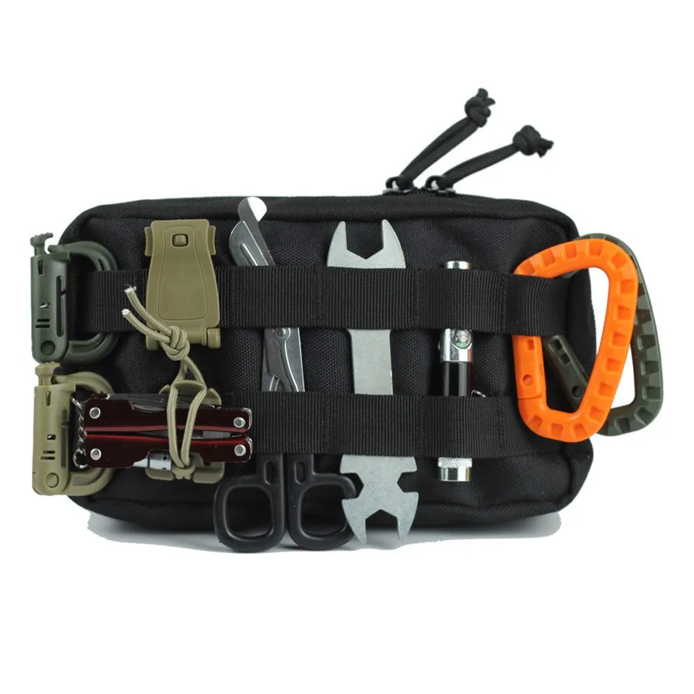Bolsa MOLLE EDC riñonera táctica compacta para camping y senderismo - imagen 3