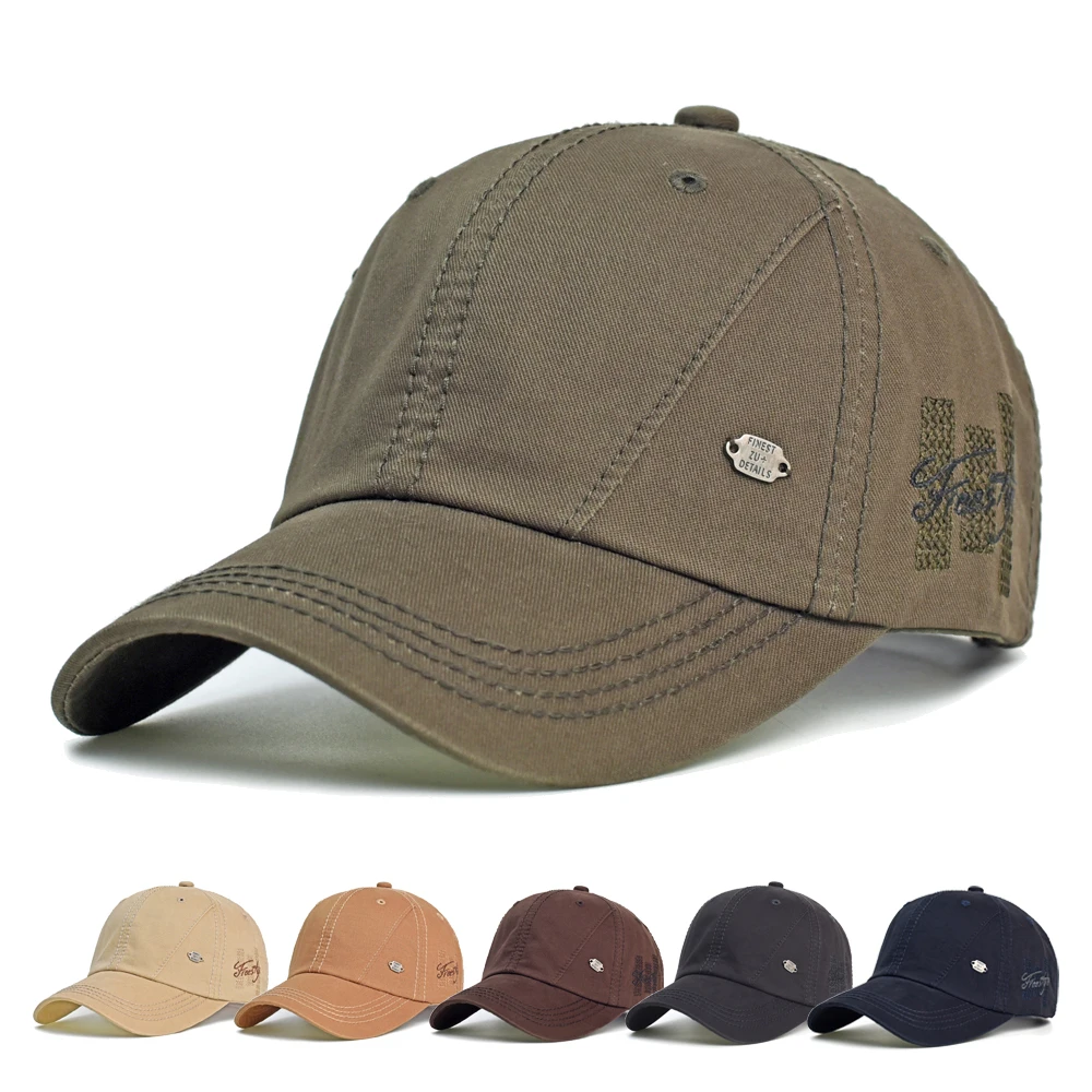 Gorra táctica de algodón lavado estilo camionero vintage ajustable - imagen 2
