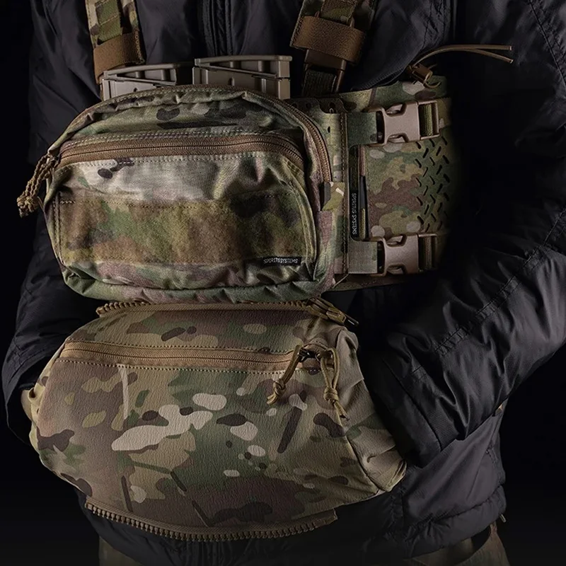 Bolsa táctica en entorno de invierno