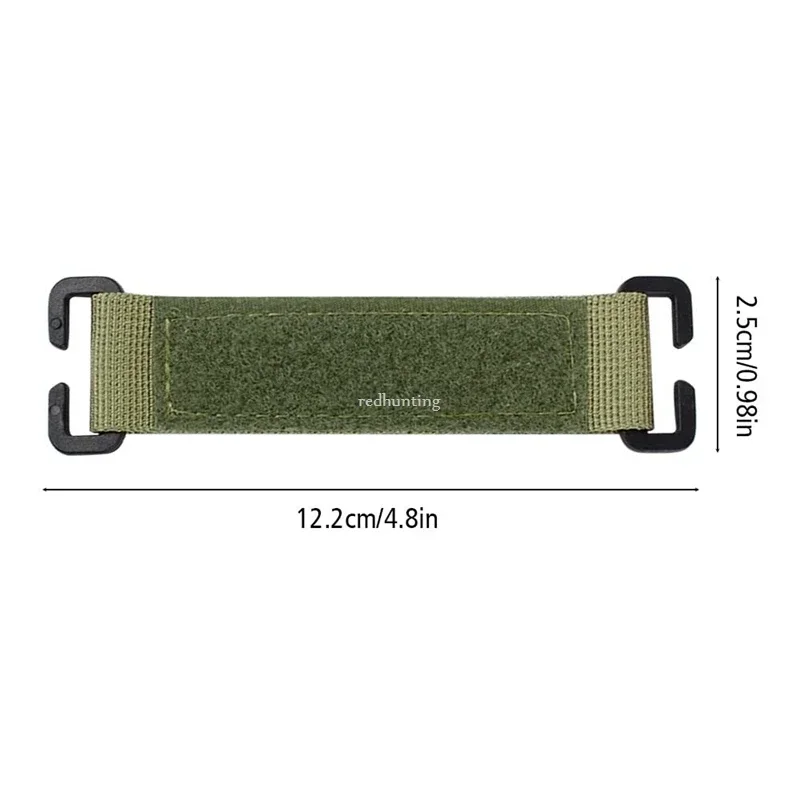 Parche táctico MOLLE panel mosquetón exterior para mochila caza - imagen 3