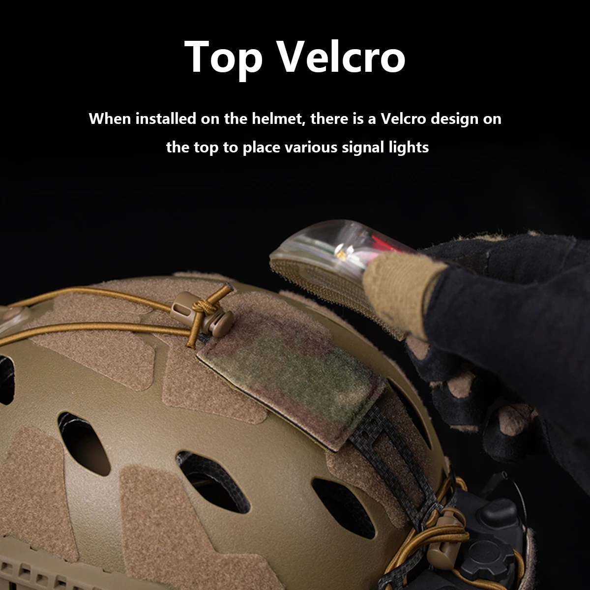 Detalle de sujeción con velcro