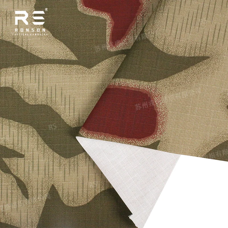 Tela táctica ripstop NYCO camuflaje Marsh mezcla nylon-algodón - imagen 2