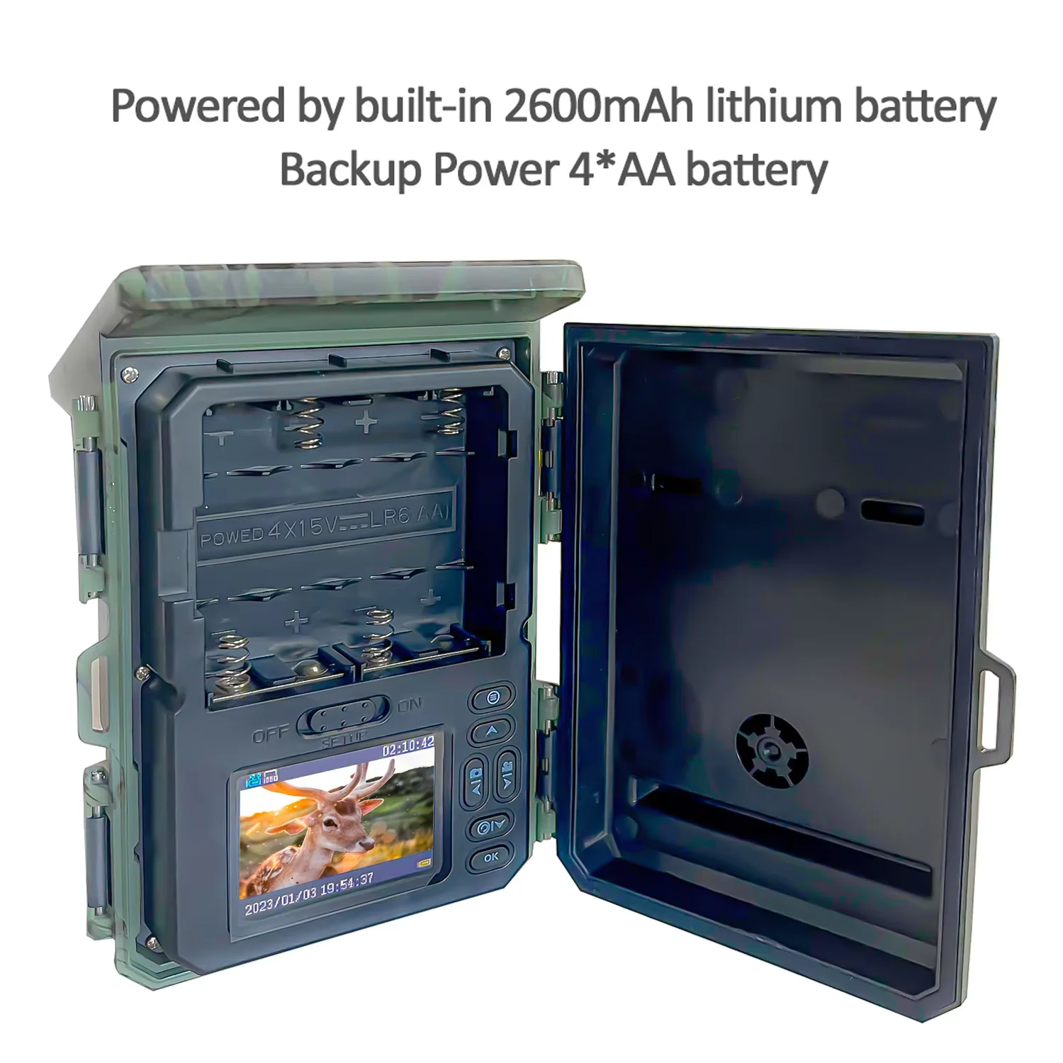 Suntekcam HC-601A Cámara de fototrampeo solar 4K IP65 nocturna - imagen 2