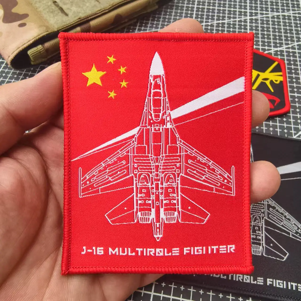 Parche táctico de velcro para mochila e insignia de brazo - imagen 4