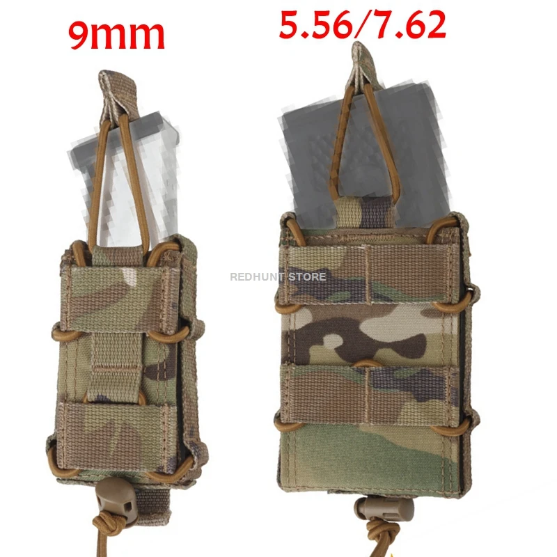 Funda táctica MOLLE para cargador de rifle, compatible pistola - imagen 2