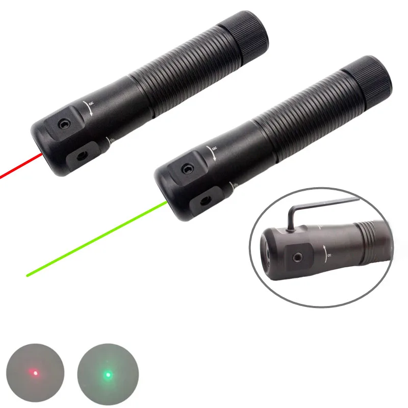 Mira láser táctica verde ajustable para caza y pesca - imagen 4