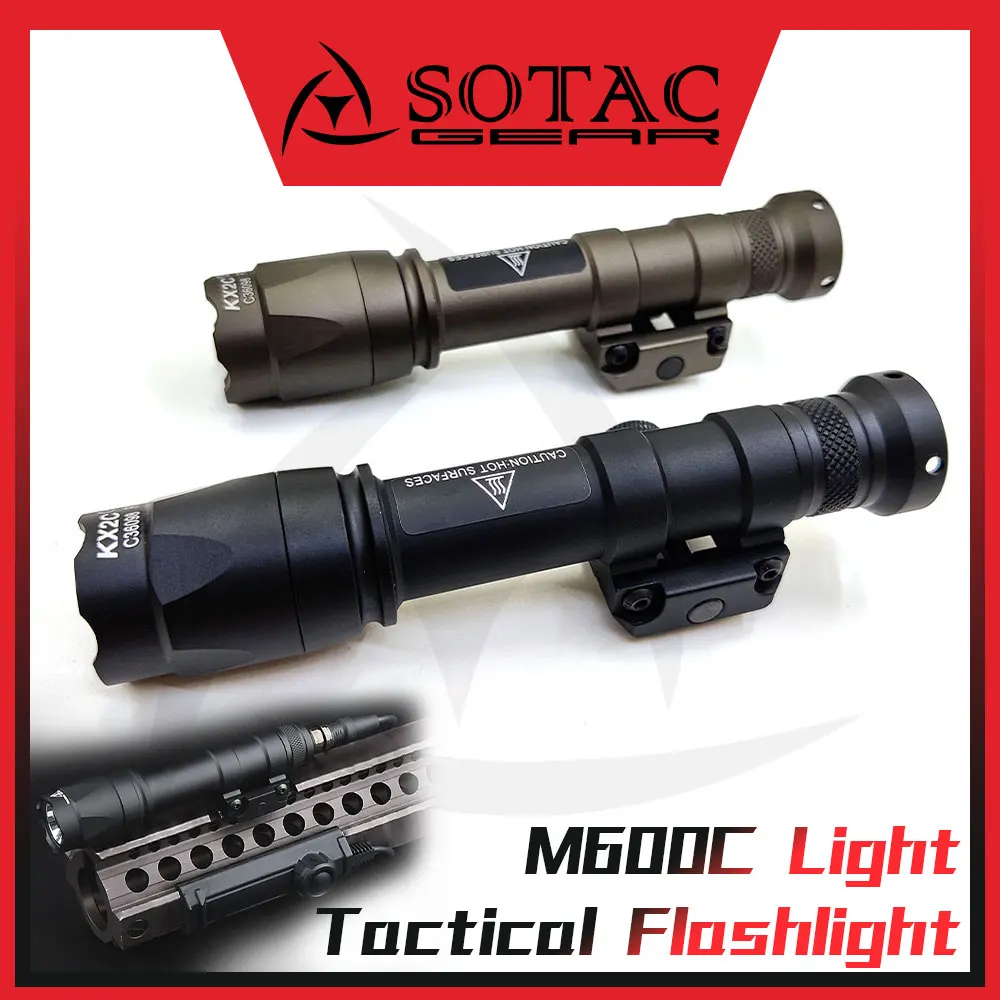 SOTAC GEAR M600C linterna táctica LED blanca con interruptor remoto - imagen 3