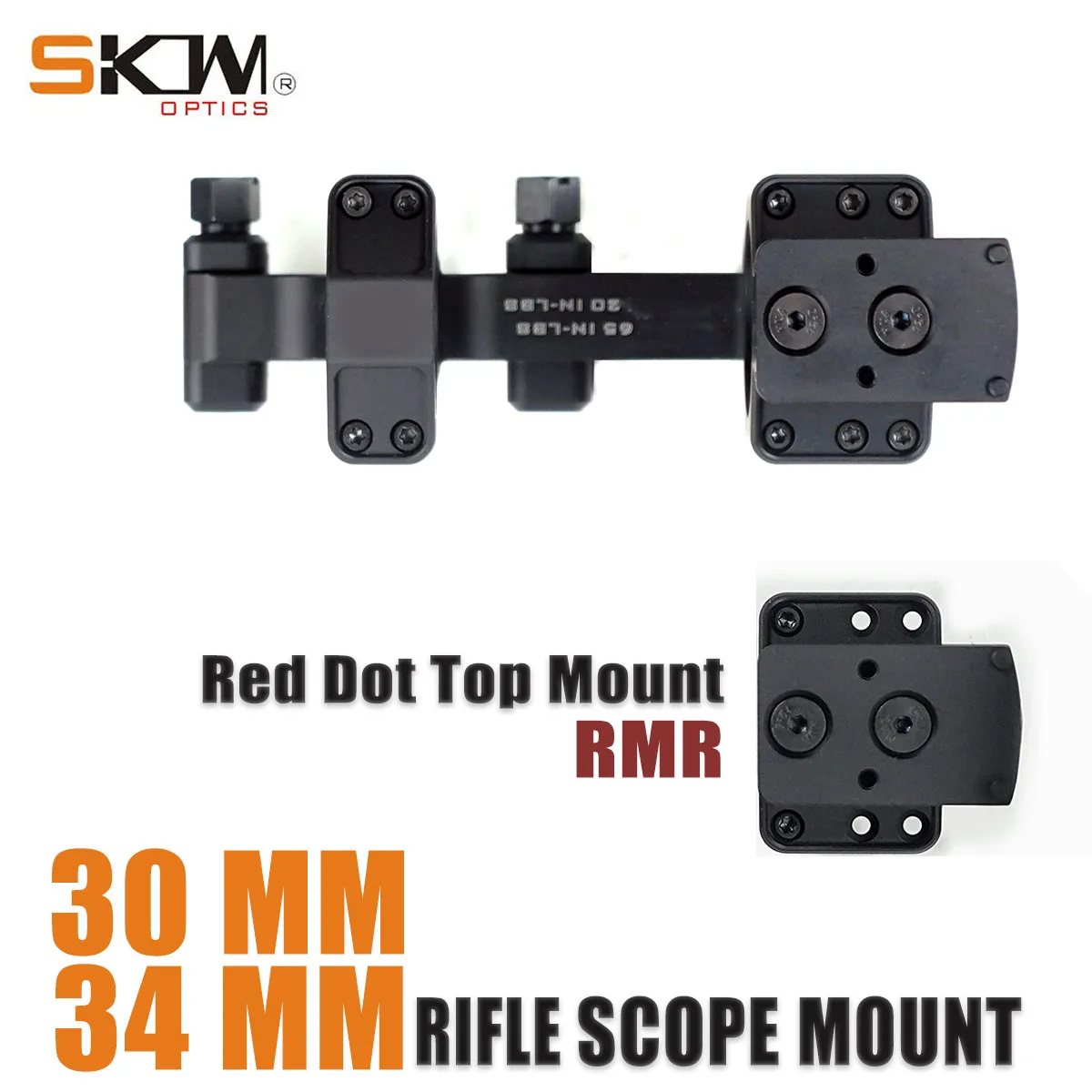 SKWoptics montaje red dot RMR Picatinny para AR15 M4 - imagen 4
