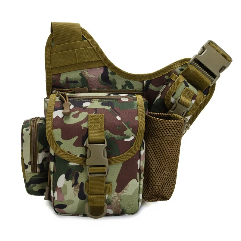 Bolso táctico cruzado de camuflaje militar multifunción para viaje