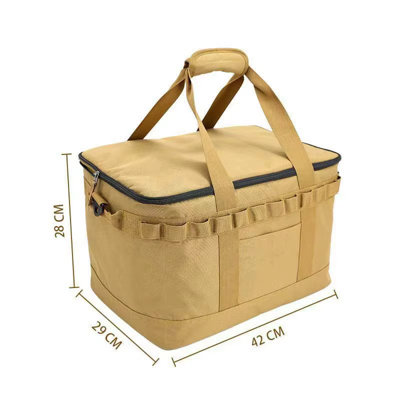 Bolsa en uso durante la acampada