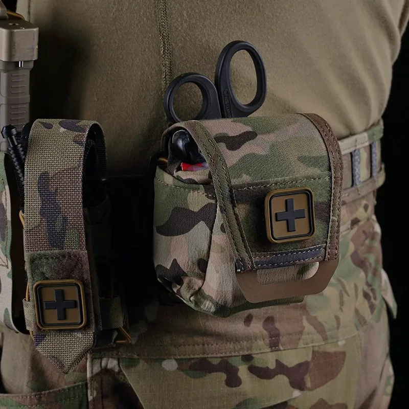 Bolsa IFAK MOLLE táctica de liberación rápida para botiquín exterior - imagen 4