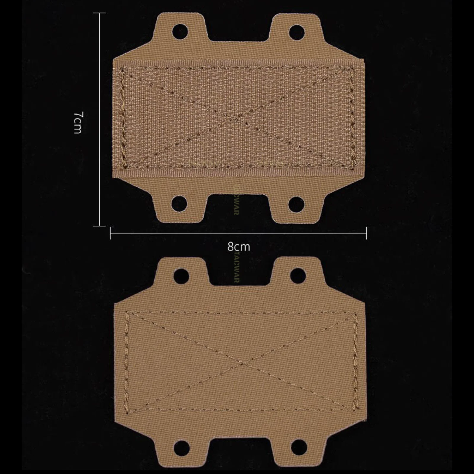 Adaptador porta-pistola táctico con velcro para montaje en pierna - imagen 2