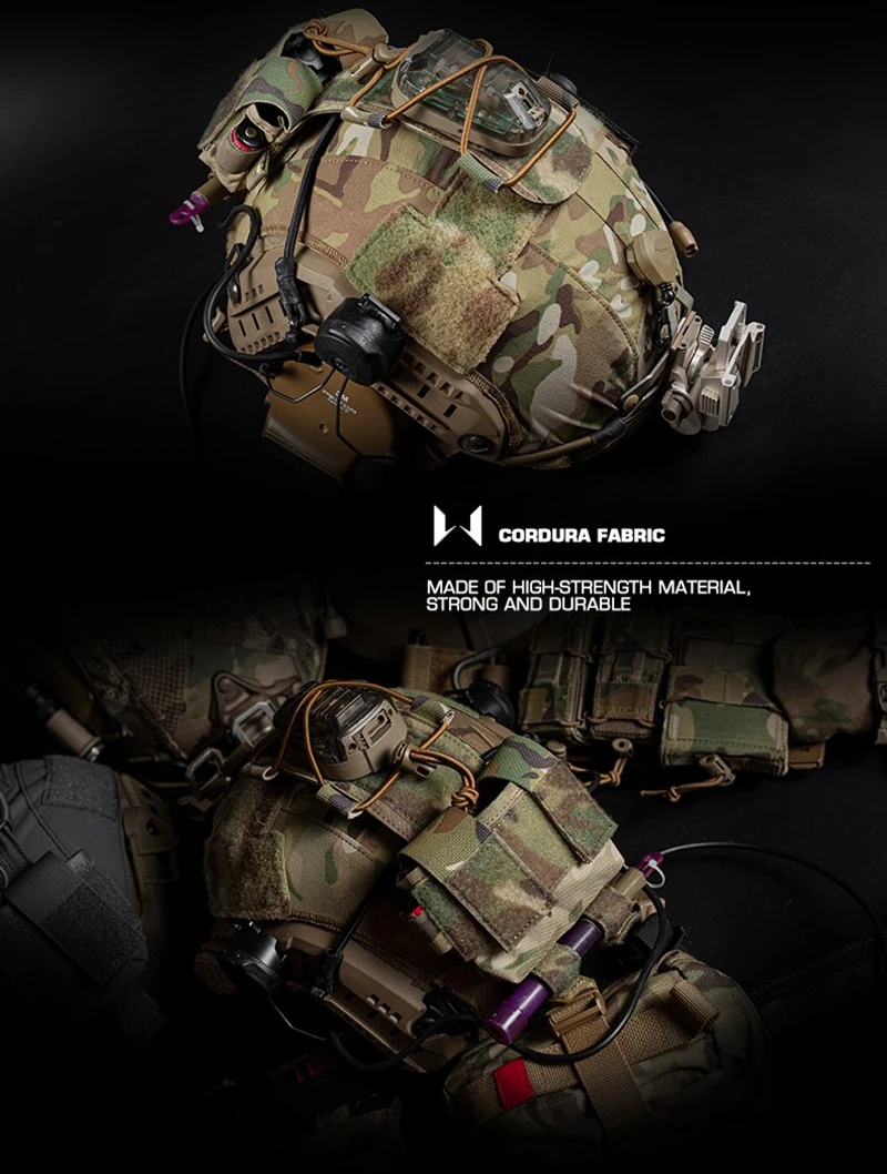 Bolsa MK2 con opción de montaje sobre casco