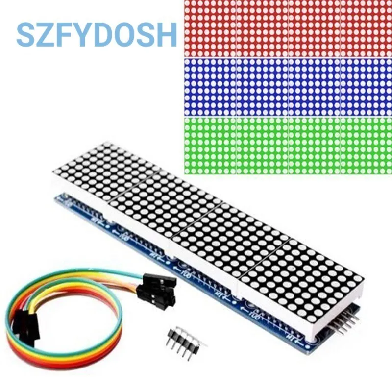 Módulo MAX7219 de matriz de puntos 4 en pantalla - imagen 3