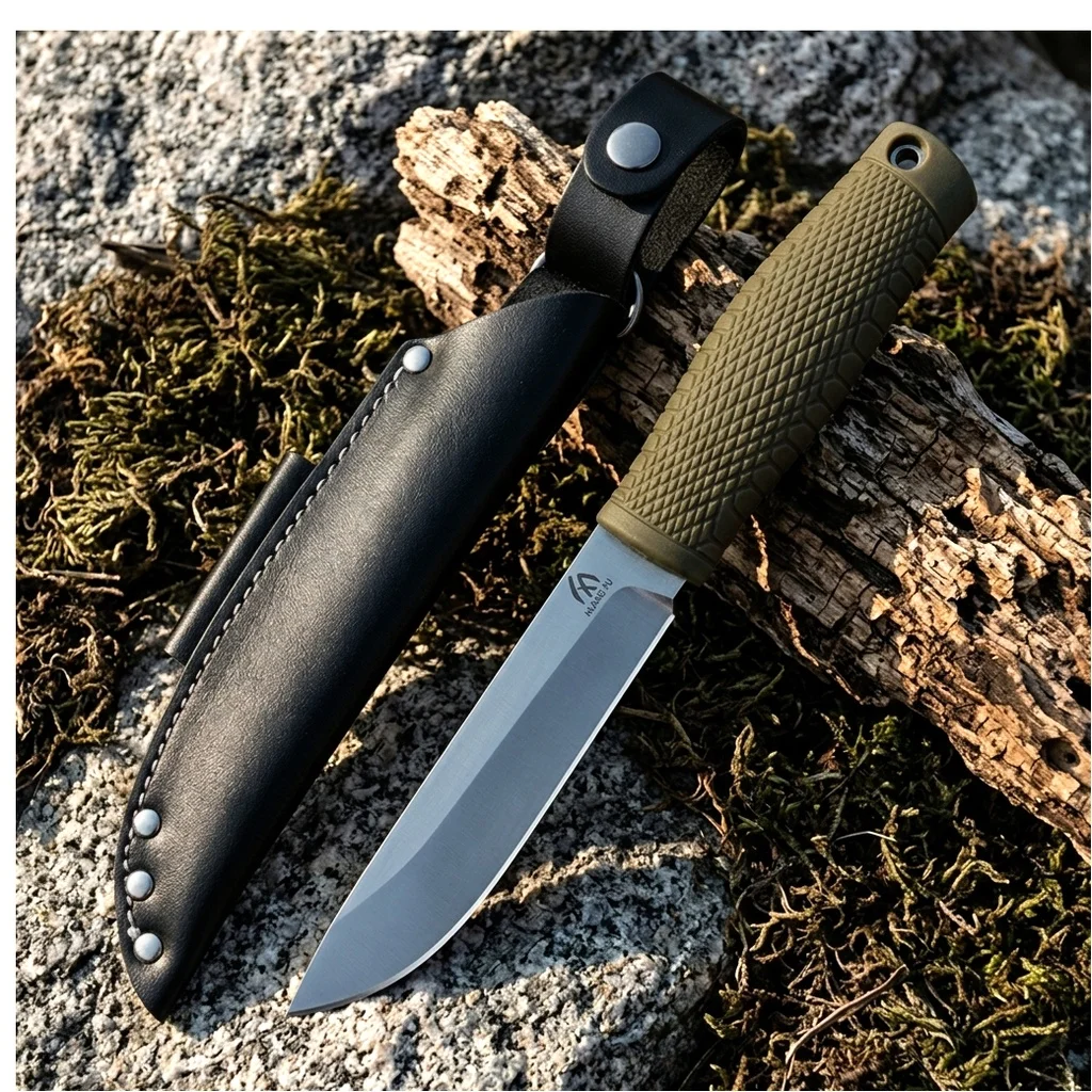 Cuchillo táctico con mango G10 y funda, herramienta multifunción - imagen 3